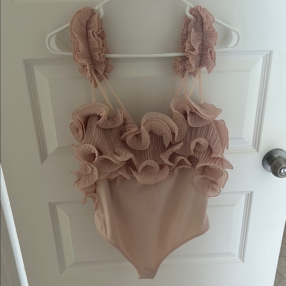 Free People Tops - Free People For The Frill Of It Bodysuit